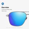 AORON Metal Frame Photochromic Polarized Sunglasses UV400 Anti Glare Sports Driving Fishing Glasses