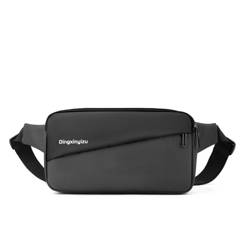 

Мужская повседневная сумка-мессенджер через плечо: Модная, простая сумка через плечо и на грудь для бизнеса и моды. серый