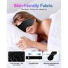 Cooling & Heat Eye Mask for Sleeping, Cordless Heated Silk Sleep Mask, Eye Compress for Dry Eyes, 3 Temperature, Auto Shut-Off for Sleep, Adjustable