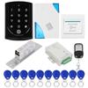 Door Access Control System NO Lock Remote Control Button Doorbell Power Supply 10keyfobs