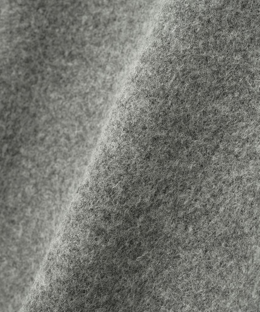 MILLO ARCHIVE Crop Silhouette V-Neck Knit [Melange Gray]