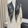 Premium Women's Summer Cotton & Linen Triangle Scarf - Versatile Lightweight Shawl
