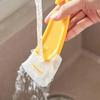 Silicone Pan Scraper Spatula Kitchen Scraper Soft Blade Scraper Non Stick Gentle On Cookware Versatile Kitchen Cleaning Tool