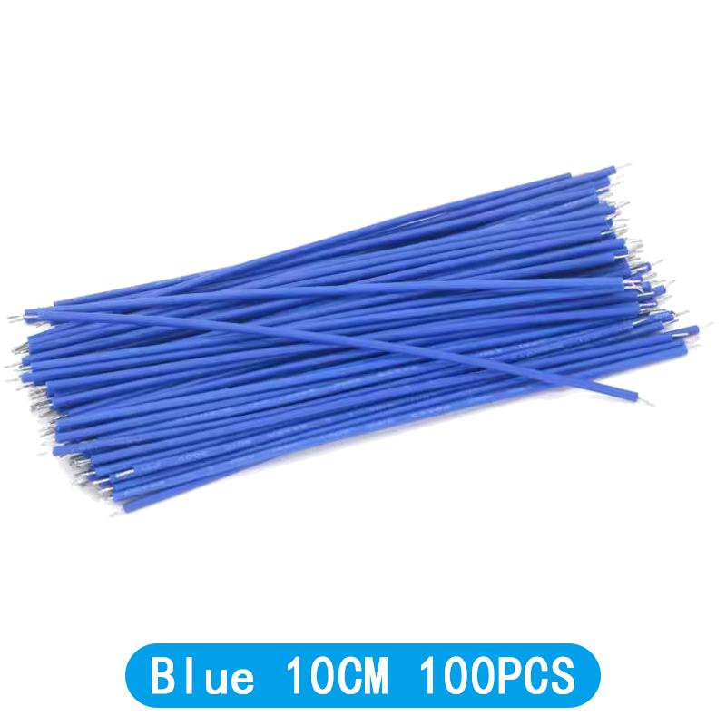 100PCS Tin-Plated Breadboard PCB Solder Cable 24AWG 10CM Fly Jumper Wire Cable Tin Conductor Wires 1007-24AWG Connector Wire