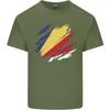 Torn Seychelles Flag Seychellois Day Football Unisexs Light Cotton TShirt