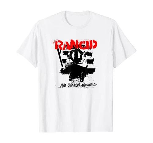 Rancid And Out Come The Wolves Official White T-Shirt XXXL