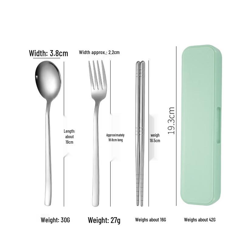 304 Stainless Steel Portable Cutlery Set