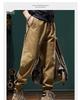 Men's Patchwork Color Block Casual Slim Fit Harem Pants - Spring/Autumn Trendy American Workwear.