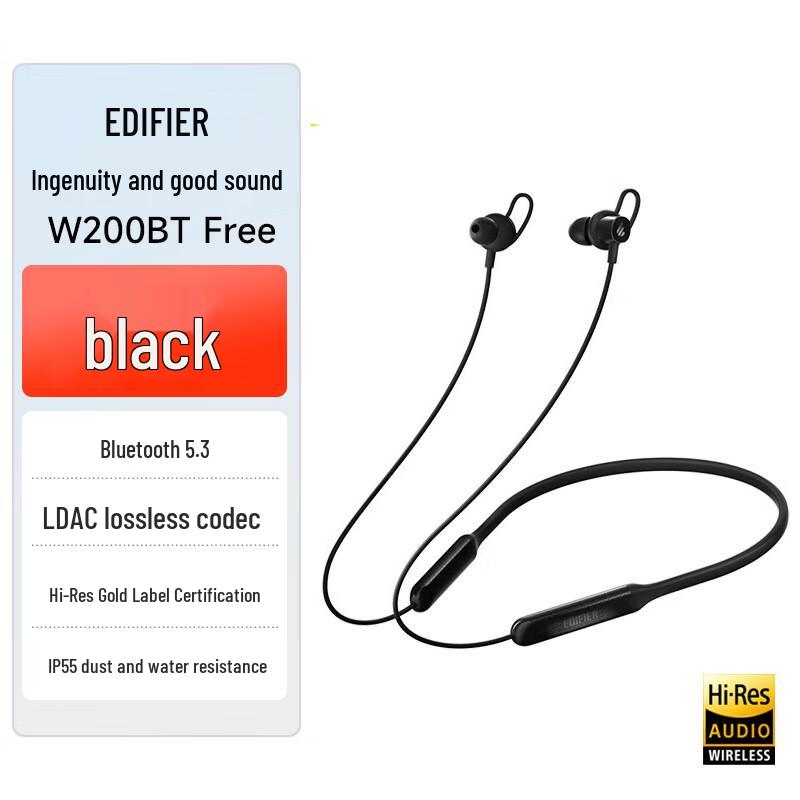 

EDIFIER W200BT Free Neckband Wireless Sport Bluetooth Earphones
