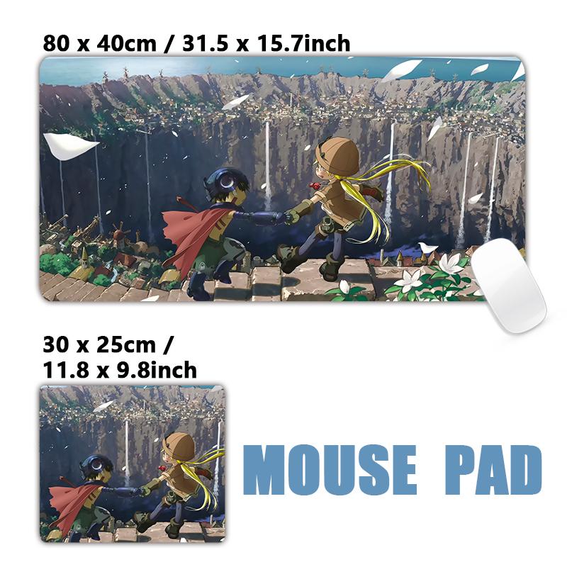 Made in Abyss Riko Reg Nanachi Faputa XXL Large Mousepad Keyboard Pad Mouse Pad