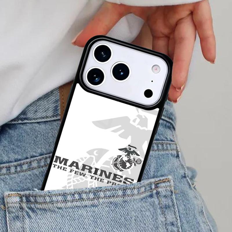 United States Marine Corps LOGO Phone Case for iPhone 17ProMax 12 13 14 15 16e 17 Pro Max Plus Air Cover