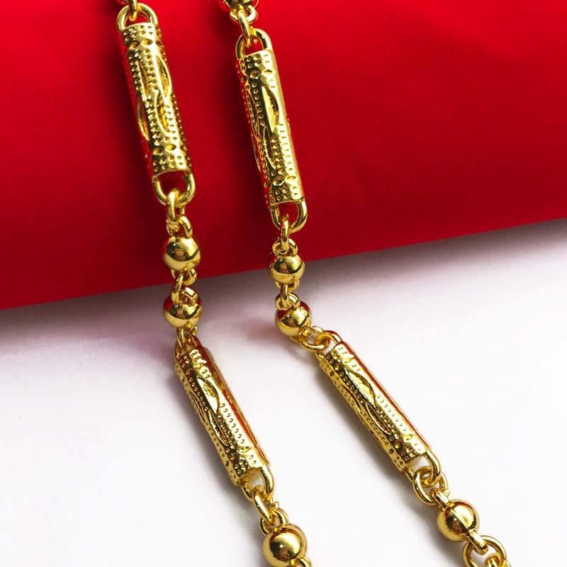 Men's Domineering Rich Necklace Sand Necklace Fashionable Old Version Chain