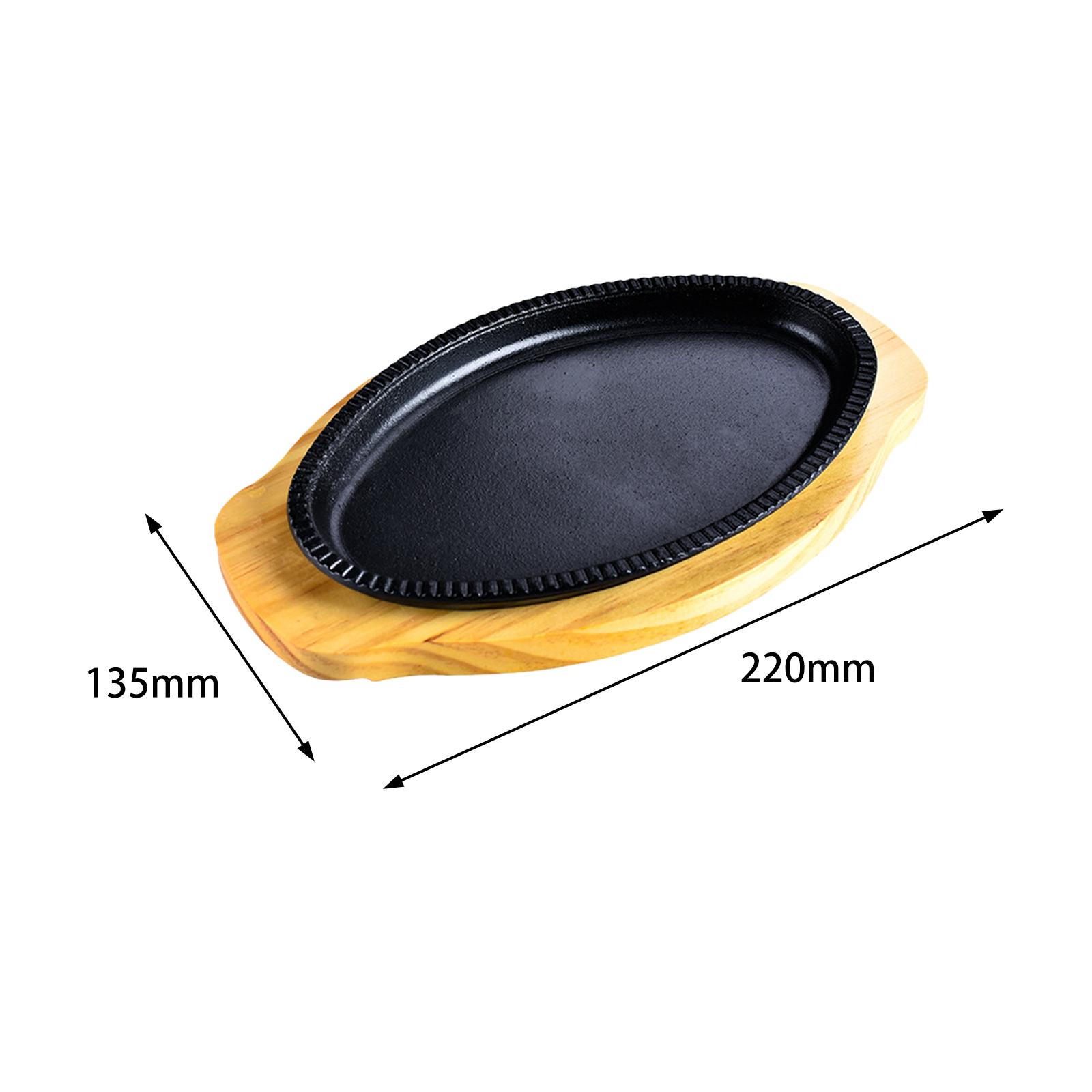 

Тарелка для стейка овальной формы, овощи, рыба, мясо, тарелки для гриля, сковорода для барбекю, сковорода для гриля, горячее блюдо, горячая тарелка для дома, индукционная посуда