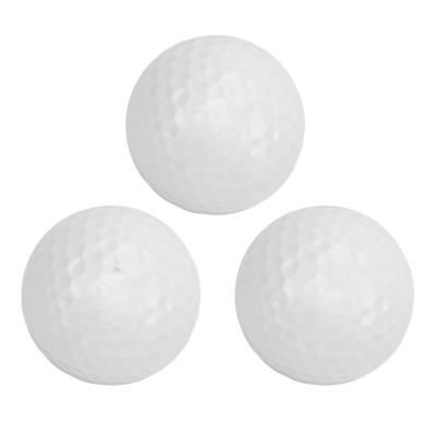 3Pcs Double Layer Golf Practice Balls Outdoor Sport Golf Game Training Match Competition Balls