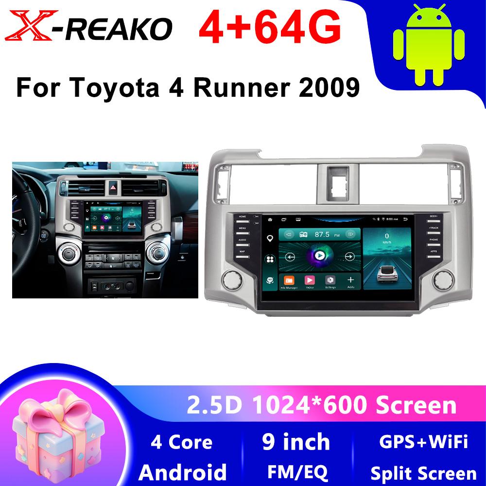 X-REAKO Car Video Player for  Toyota Innova 2007-2010 GPS Navigation Built-in Dsp Carplay Autoradio Android Head Unit
