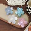 French Atmosphere~ Fairy Transparent Flower Hairpin Grab Clip Female Advanced Sense Back Head Shark Clip