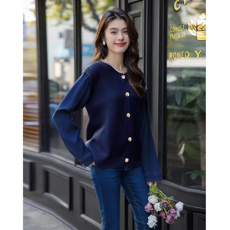 Mokana Women's Urban Casual Long Sleeve Knitted Sweater