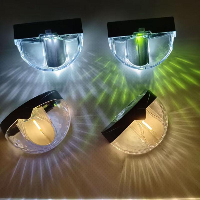 Solar Tungsten Filament Lamp, Courtyard Wall Lamp, Semi-circular Fence, Outdoor Garden Landscape Decoration, Night Light