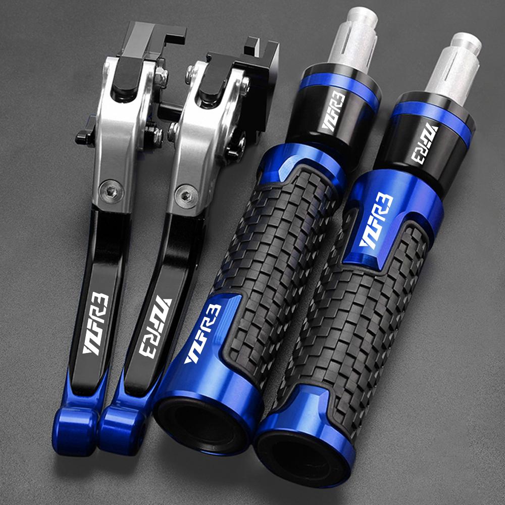 Accessori Moto Leve Freno Frizione Regolabili Estremità Manubrio Per YAMAHA YZFR3 YZF R3 2015 2016 2017