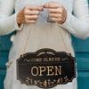 Open Closed Sign, 11.81x7.87in Open Closed Signs for Business Double Side Come in We’re Open Sorry We’re Closed Signs for Business Window Shop
