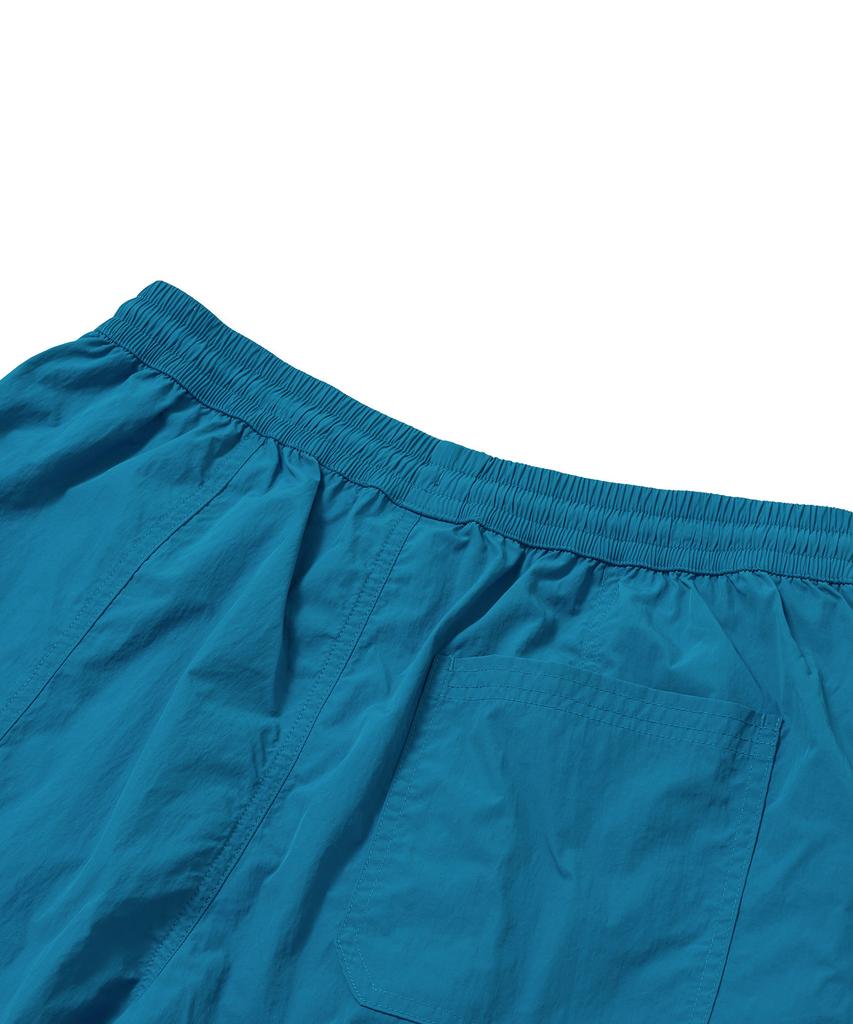 BROWNBREATH Tag Nylon Pocket Shorts - Blue