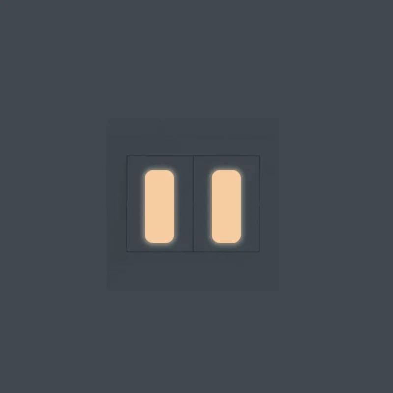 

Glow in the Dark Switch Panel Button Sticker DIY Luminous Indicating Strip Night Light Wall Decorative Sticker Home Decor Decal рожевий