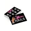 10/50 ks Nails Vizitka Lis na hřebík Věrnostní papír Card Board Hřebík Sleva Card Board Nails Příslušenství Nástroje