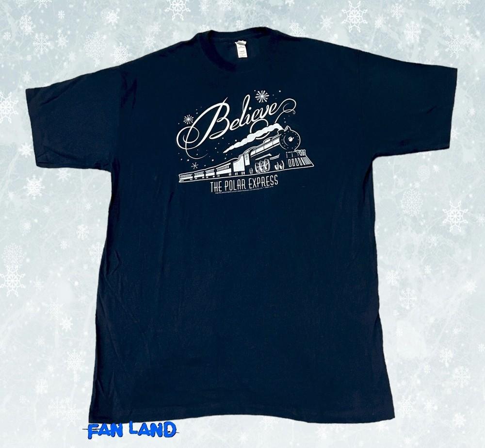 New The Polar Express Believe Mens Christmas Vintage Unisex T-Shirt XXXXL