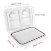 Double Handle Square Deck Access Inspection Cover Anti UV RE 315 440 Marine Boat Yacht Accessory