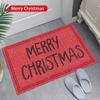 Christmas Holiday Decoration Door Diatom Mud Mat Household Non-slip Quick Dry Absorbent Foot Mat Holiday Door Mat