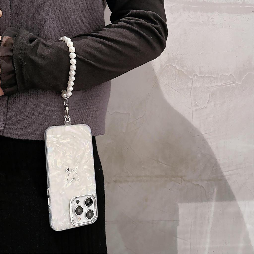 Perlový náramek na ruku Láska Pouzdro na telefon Pro IPhone X/XR/XS MAX/11/12/13/14/15/16/Pro/Plus/Pro Max, Perfektní narozeninový dárek pro rodinu, přátele a partnery