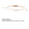 Artificial Crystal Braided Bracelet Handcrafted Adjustable String Rope Bracelet Boho Summer Bracelet Gift for Friends Men Women