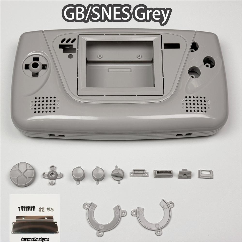 

ABS Pro Material Replacement Shell No Cutting Required High Brightness Screen Enhanced D-Pad Shell for Game Gear (GG)