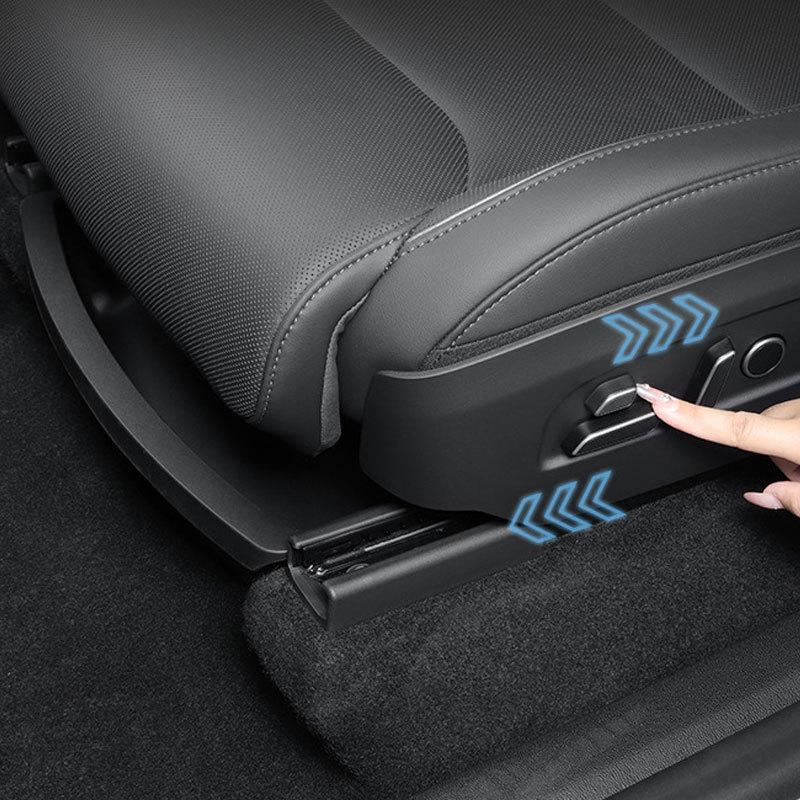 TPE Drawer Car Seat Storage Box for Tesla 2025 Model YL 6-Seat Under Front Rear Seat Lower Organizer Box Tray Car Accessories
