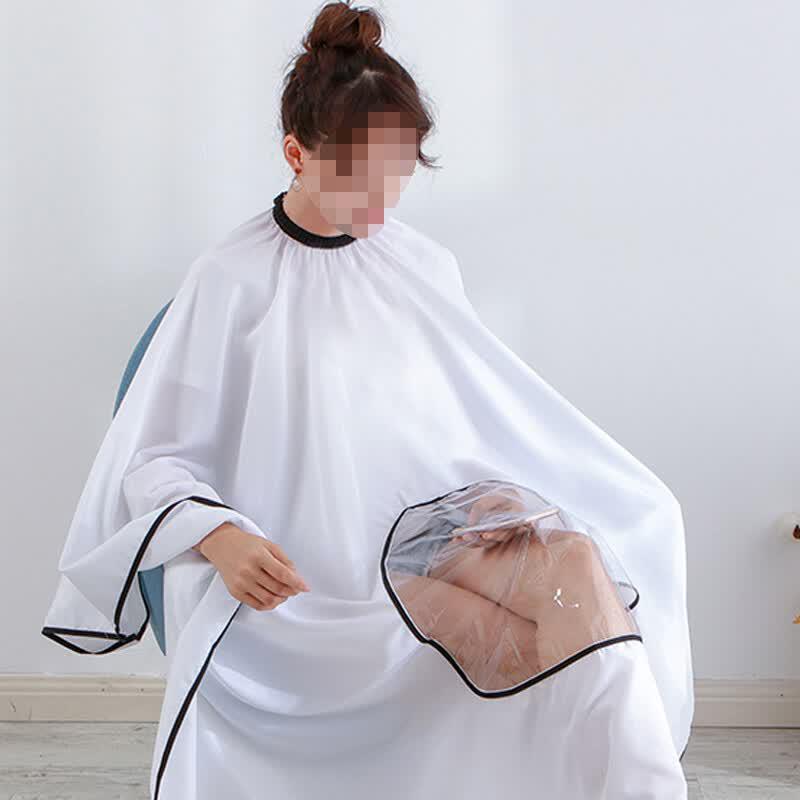Transparent Breathable Hairdressing Cape