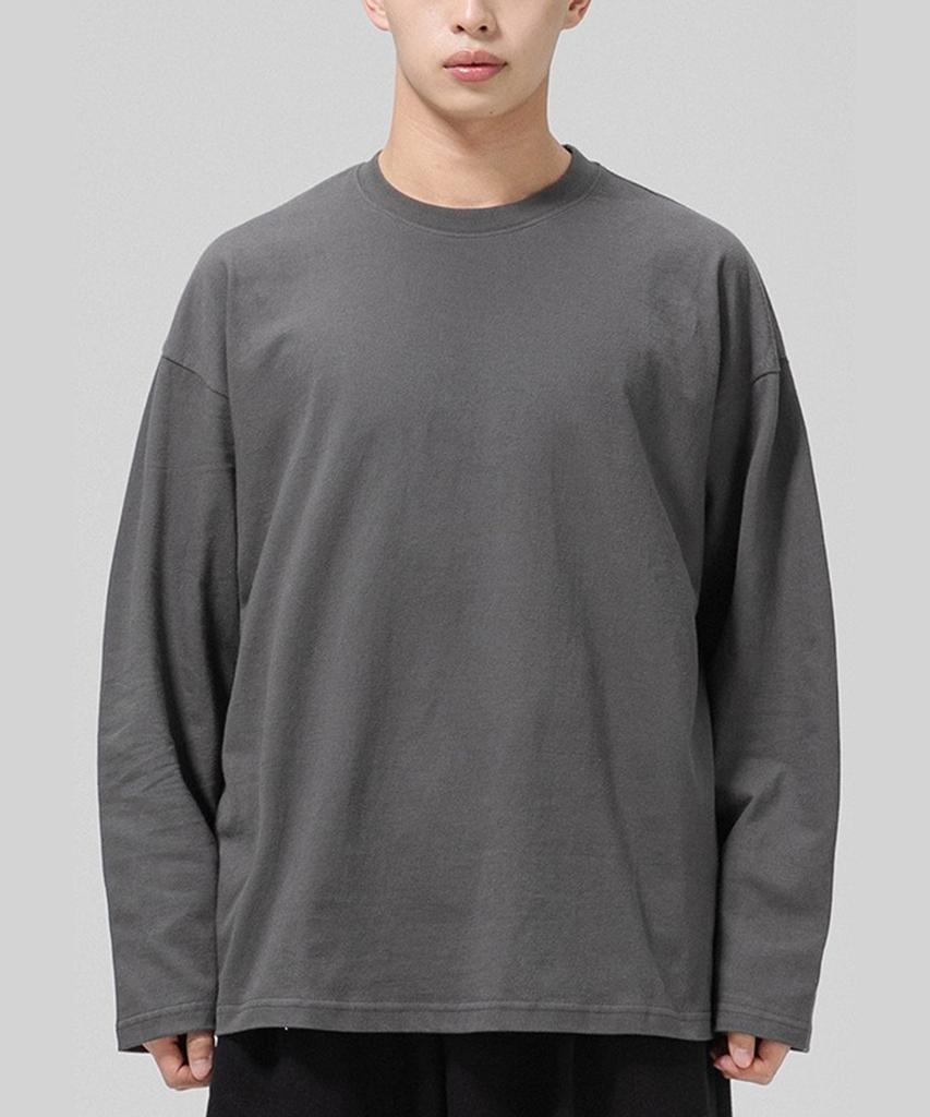 Geulaenpini Basic Round Long Sleeve - Grey