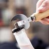 Premium Blikopener Met Houten Handvat - Gemakkelijk Vast te Pakken, Handmatige Pot- En Flesopener Voor Keuken, Restaurants En Bars