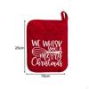 Christmas Pot Holders for Kitchen Potholders 25x18cm Non Slip Heat Resistant Oven Mitts Pad