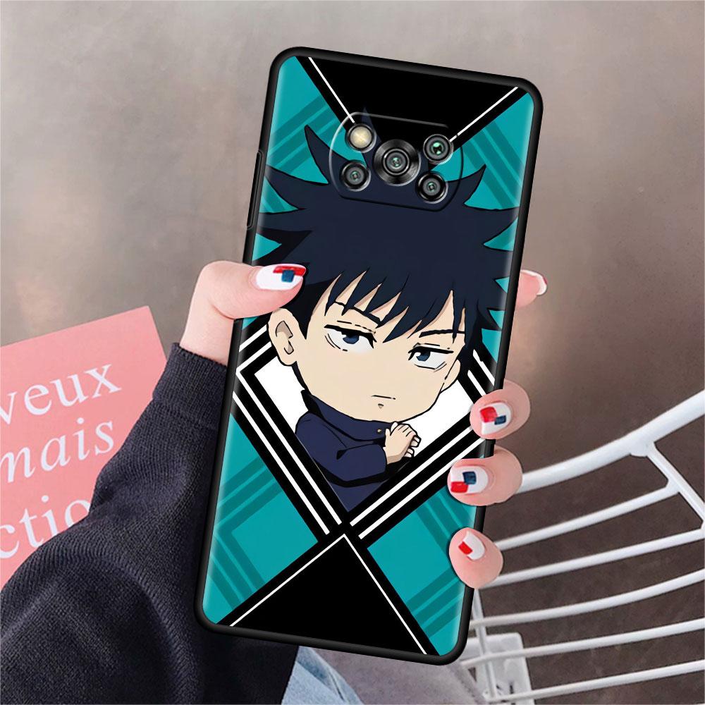 

Чехол для Xiaomi Mi Poco X3 NFC X4 Pro F3 F4 GT M4 M3 F1 C40 11 Lite 11T, мягкий силиконовый чехол для телефона Funda Jujutsu Kaisen Card Capa Mi 11T