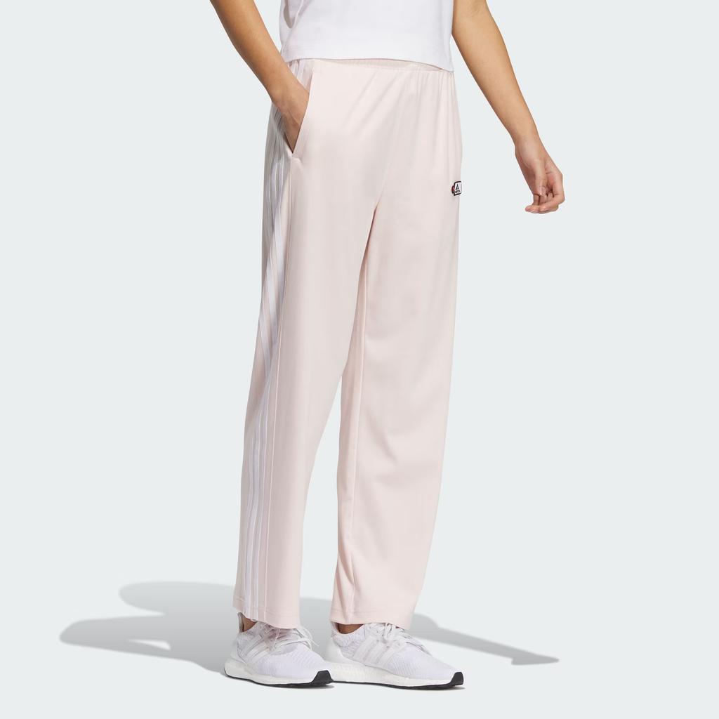 Adidas x SEEBIN SS23 Graphic Knit Pants With Side Stripe Women Bottoms Miracle-Quartz HY2860