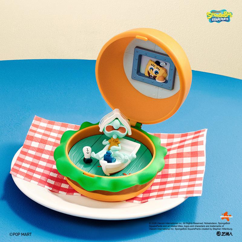 POP MART SpongeBob: Krabby Patty Bestsellers Series Figures Blind Box