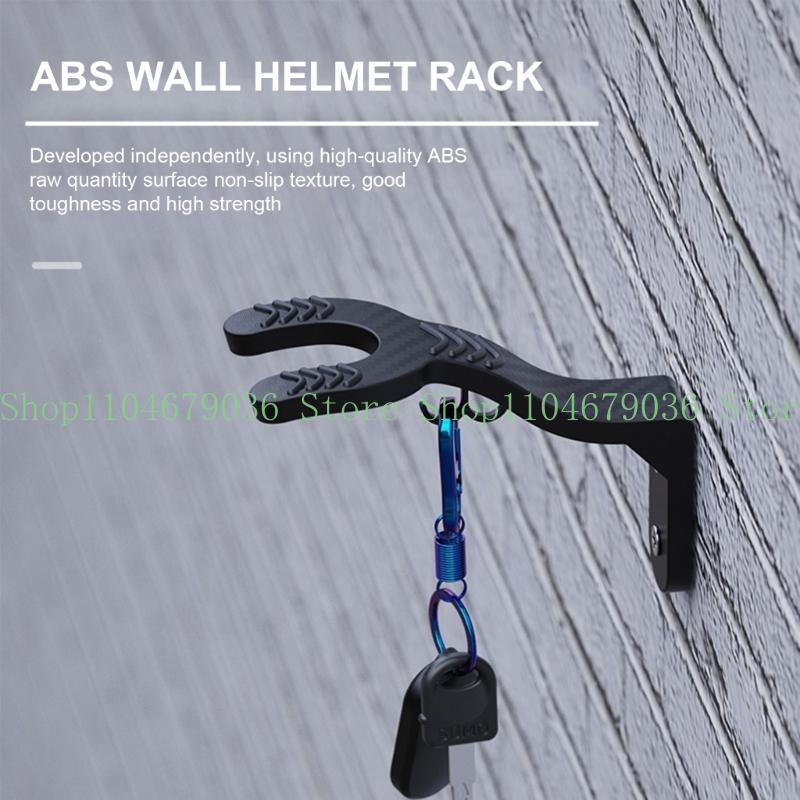 652F Motorcycle Helmets Hook Wall Mount Luggage Jackets Hanger Kitchen Cabinet Shelf