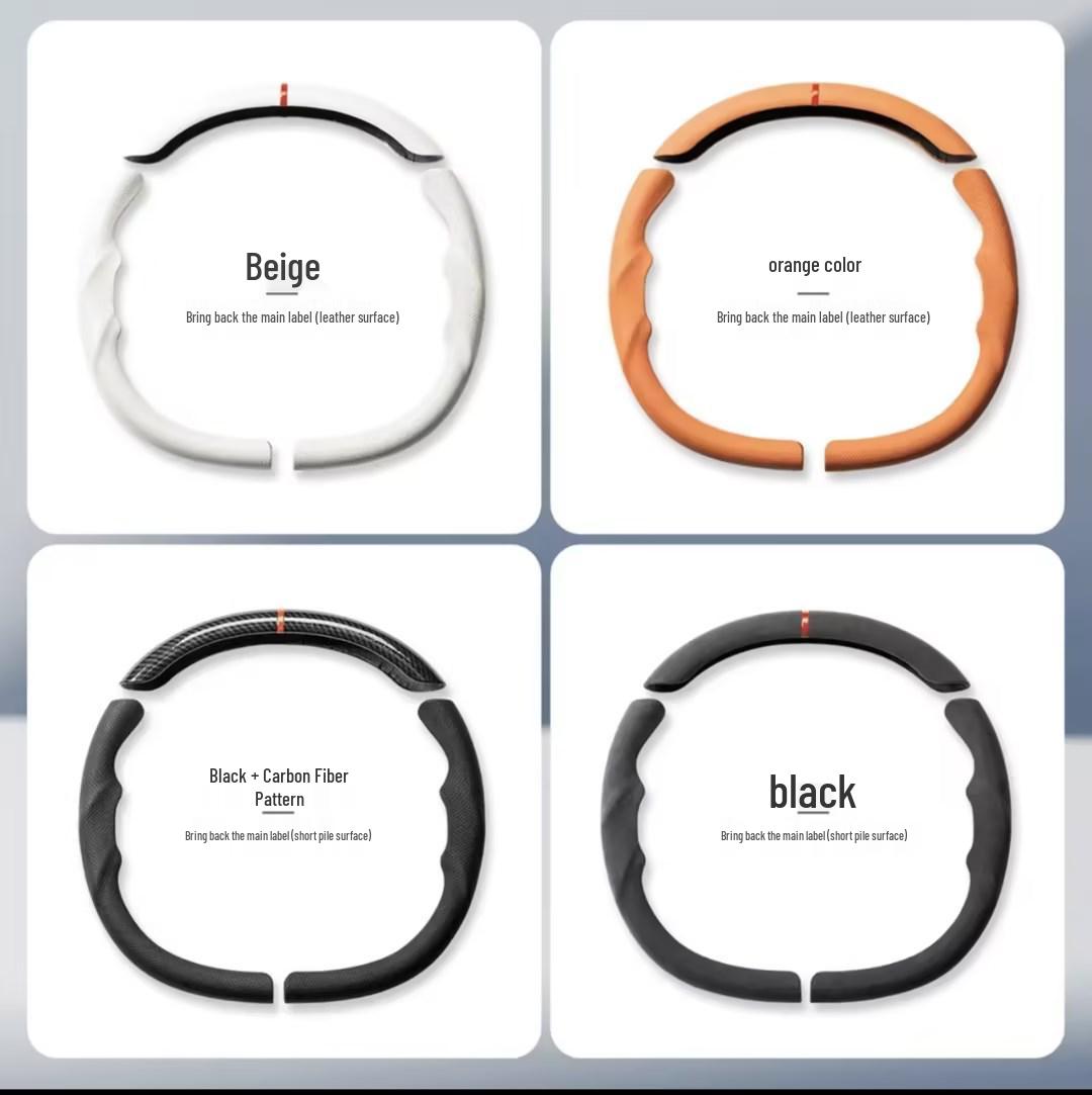 

Lynk & Co 900 Car Steering Wheel Cover: Three-Section, All-Season, Universal Fit 38 cm