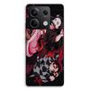 Phone Case - MANIACASE - Xiaomi Redmi Note 13 5G - TPU Silicone - Demon Slayer (Tanjiro &; Nezuko) - Black