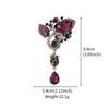 European & American Crystal Teardrop Brooch Zircon Pin Accessory