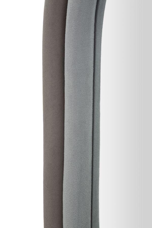 Wall Mirror Antony Grey Velvet Cm 60X4X90