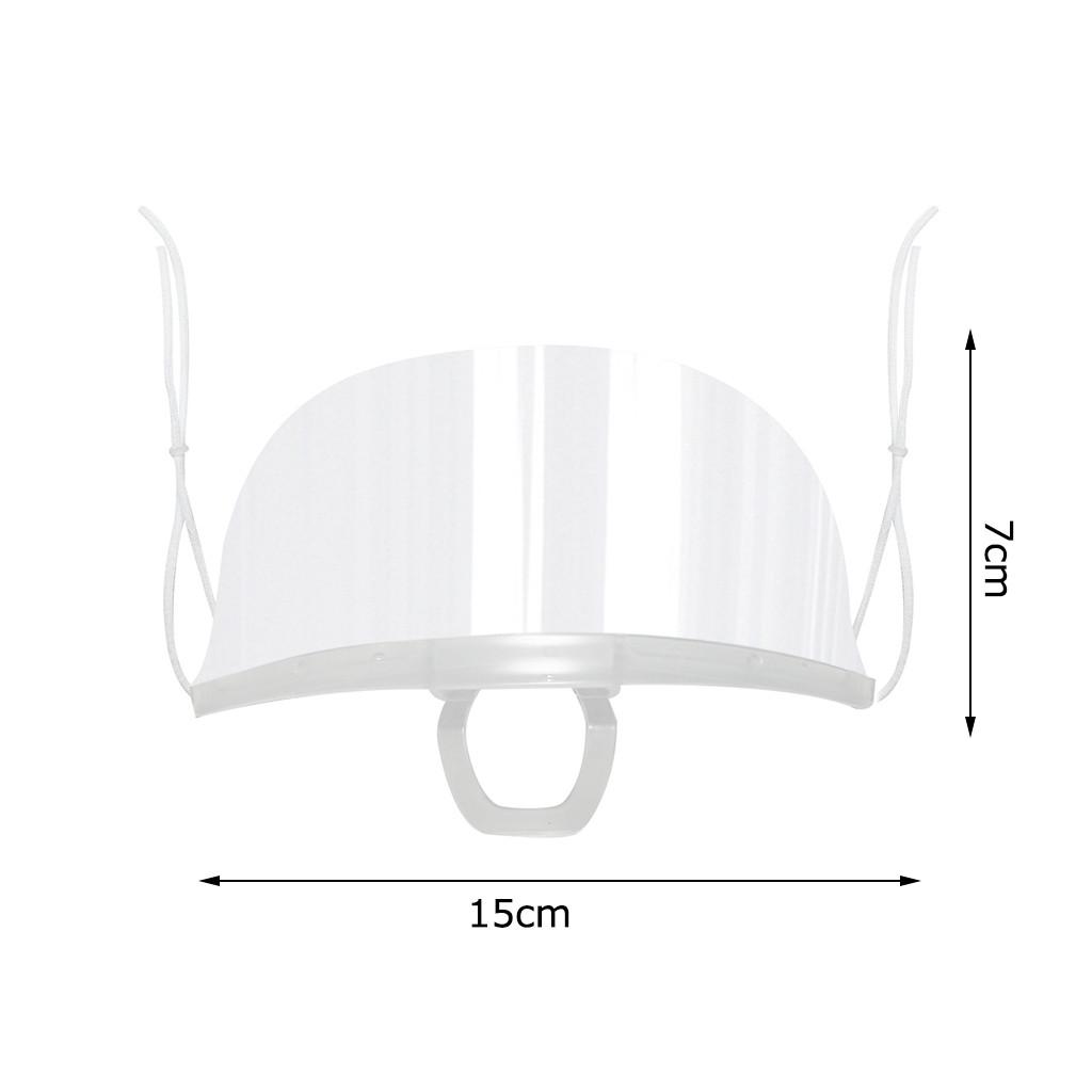 Transparente Tropfen-Gesichts-Mundmaske Für Restaurant Hotel Kellner