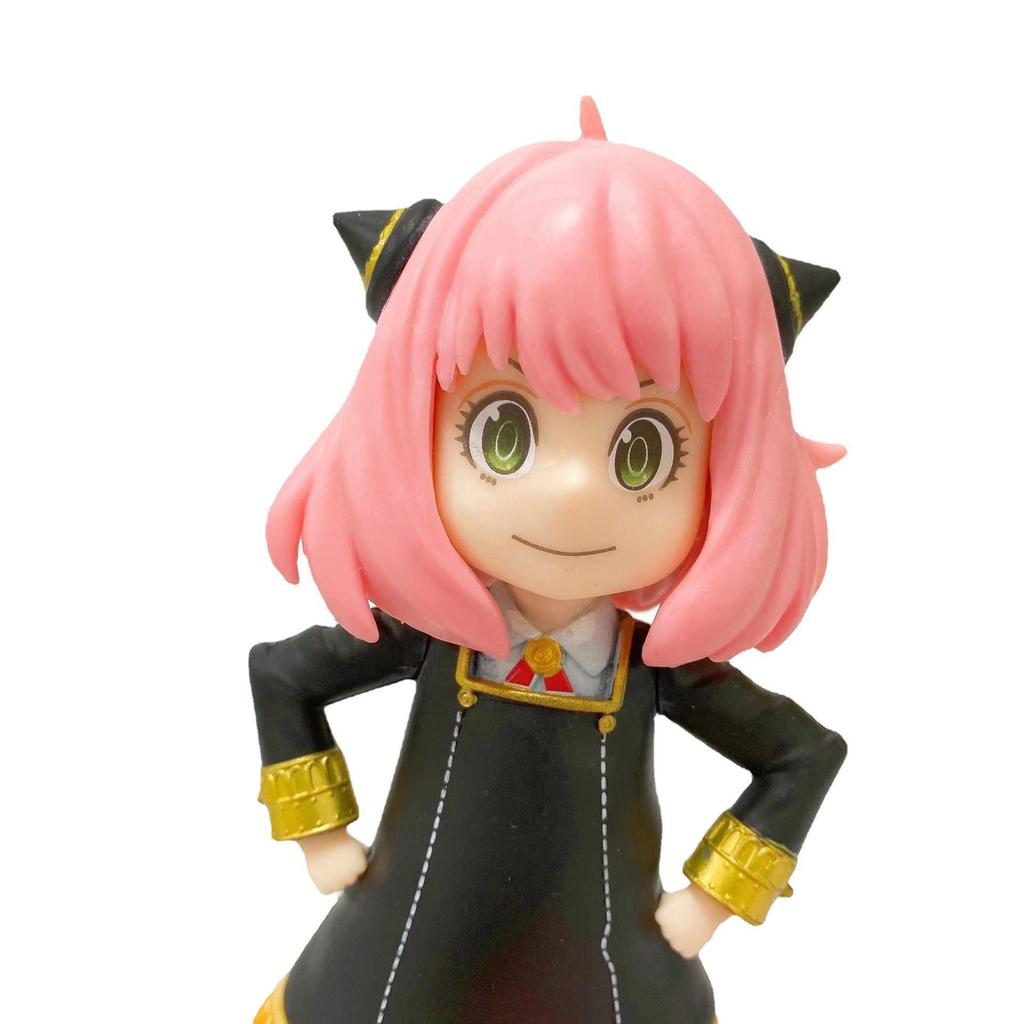 17CM Anime Spy Family Anya Figure Replacement Head Model Toy Gift Collection Action Figure Akimbo Action Boxed