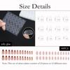 48 Pcs Press On Nails, 2 Boxes Fake Nails Kit, Glitter Fake Nails With Orchid Leopard Print Design, Diy Salon Style Manicure At Home For Women And G