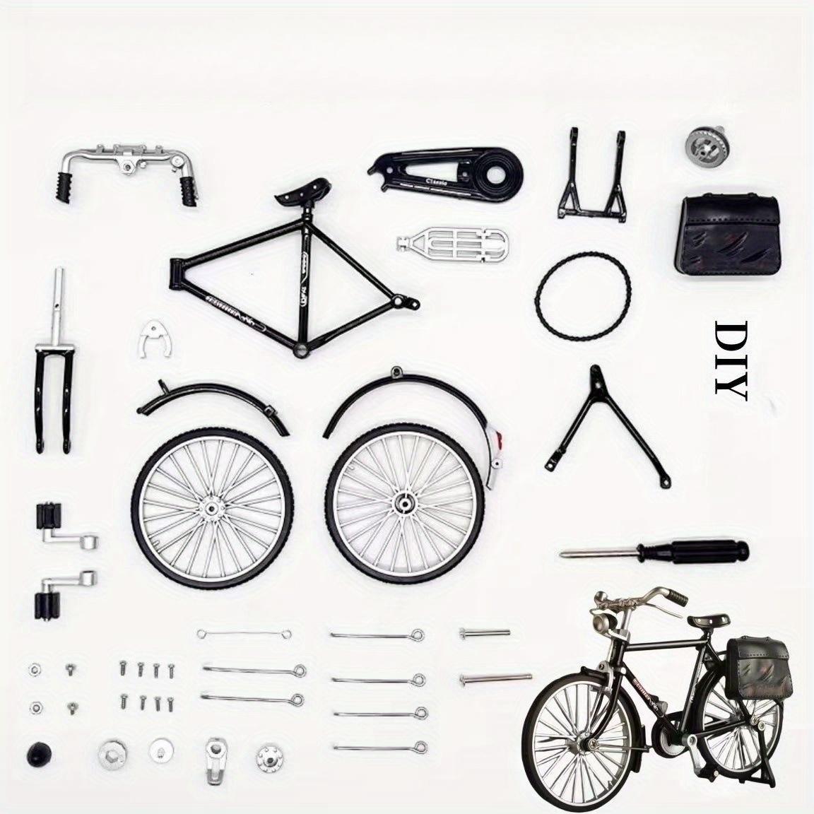 

1 шт. Сборная металлическая модель старинного велосипеда, педальный велосипед, украшения